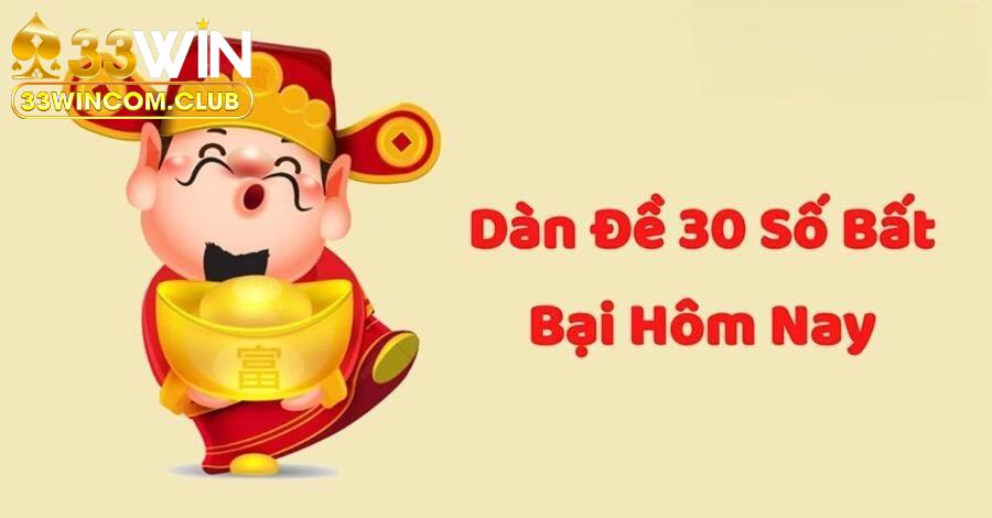 Khái niệm dàn đề 30 số